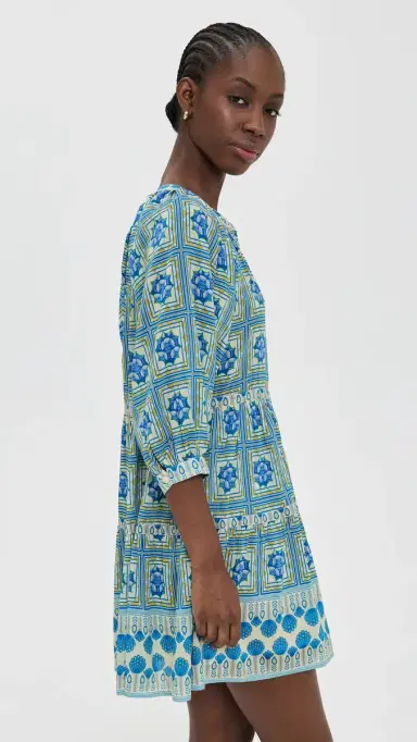 Bell Clara ini Dress Blue Yellow oitf | Thumbnail 4 Bell Clara ini Dress Blue Yellow oitf | Thumbnail 4