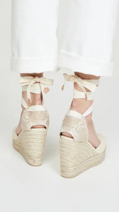 Castañer Carina Wedge Platform Espadrilles Ivory 35 | Thumbnail 5 Castañer Carina Wedge Platform Espadrilles Ivory 35 | Thumbnail 5