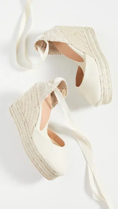 Castañer Carina Wedge Platform Espadrilles Ivory 35 | Thumbnail 6 Castañer Carina Wedge Platform Espadrilles Ivory 35 | Thumbnail 6