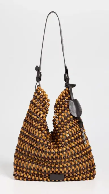 STAUD Drift Shoulder Bag Multi Wood Beads One Size | Thumbnail 2 STAUD Drift Shoulder Bag Multi Wood Beads One Size | Thumbnail 2
