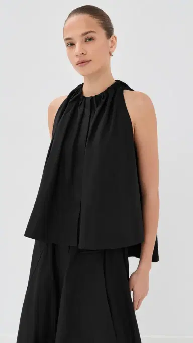 CO Gathered Tunic hirt Black | Thumbnail 2 CO Gathered Tunic hirt Black | Thumbnail 2