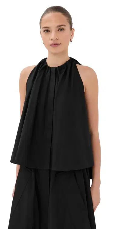 CO Gathered Tunic hirt Black | Thumbnail 1 CO Gathered Tunic hirt Black | Thumbnail 1