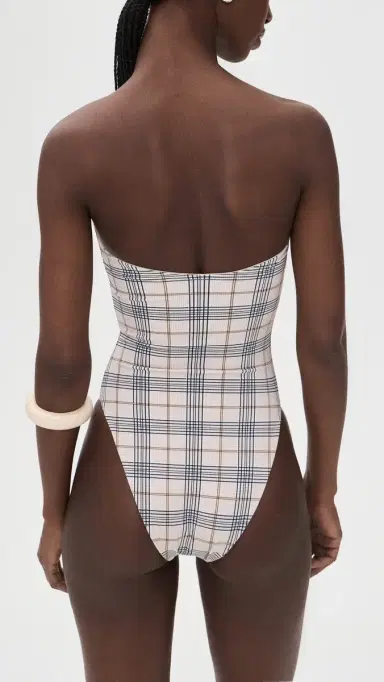 Lioness Gigi One Piece Beige Plaid | Thumbnail 3 Lioness Gigi One Piece Beige Plaid | Thumbnail 3