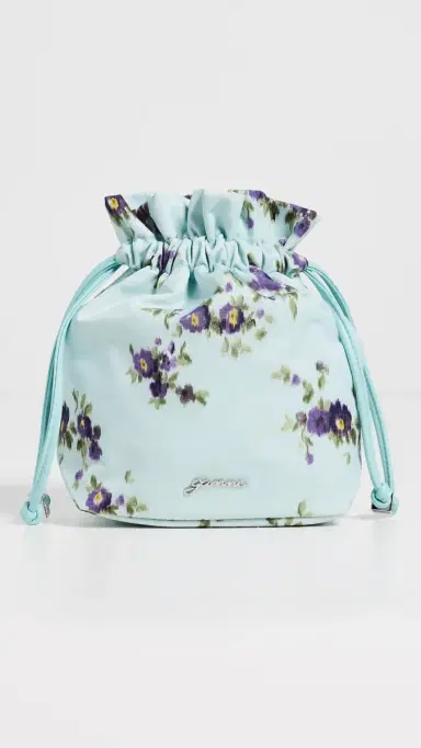 GANNI Printed Nylon Pouch Iced Aqua One Size | Thumbnail 2 GANNI Printed Nylon Pouch Iced Aqua One Size | Thumbnail 2