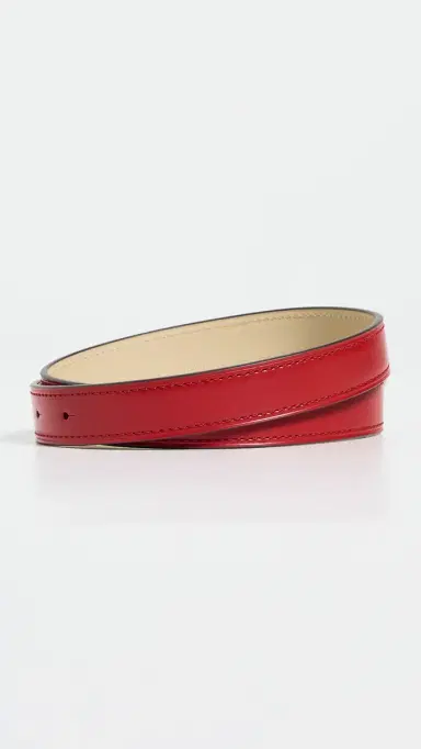 Tory Burch Miller Smooth Reversible Belt 1 Red ky/Praline/ilver | Thumbnail 4 Tory Burch Miller Smooth Reversible Belt 1 Red ky/Praline/ilver | Thumbnail 4