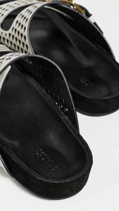Isabel Marant Lennyo Sandals Chalk | Thumbnail 4 Isabel Marant Lennyo Sandals Chalk | Thumbnail 4