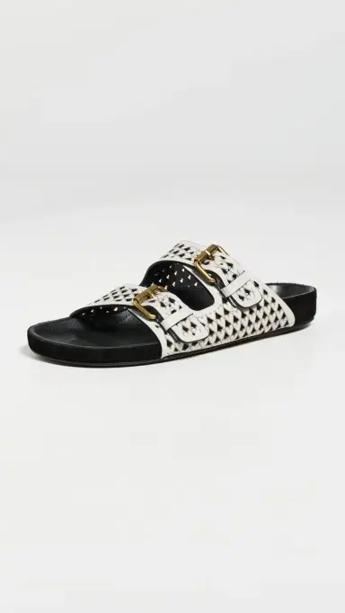 Isabel Marant Lennyo Sandals Chalk | Thumbnail 5 Isabel Marant Lennyo Sandals Chalk | Thumbnail 5