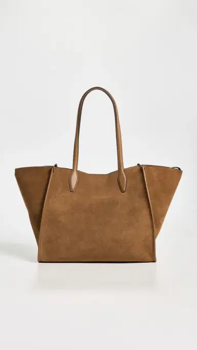 Madewell The Lexington Tote in Suede Aged Cognac One Size | Thumbnail 2 Madewell The Lexington Tote in Suede Aged Cognac One Size | Thumbnail 2