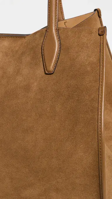 Madewell The Lexington Tote in Suede Aged Cognac One Size | Thumbnail 6 Madewell The Lexington Tote in Suede Aged Cognac One Size | Thumbnail 6