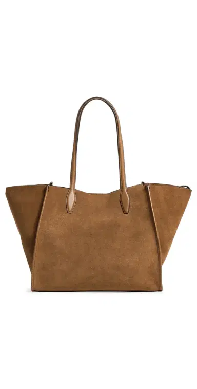 Madewell The Lexington Tote in Suede Aged Cognac One Size | Thumbnail 1 Madewell The Lexington Tote in Suede Aged Cognac One Size | Thumbnail 1