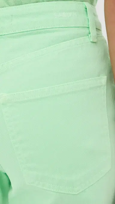 Sablyn Sammy Dyed Relaxed Straight Leg Jeans Lime | Thumbnail 6 Sablyn Sammy Dyed Relaxed Straight Leg Jeans Lime | Thumbnail 6