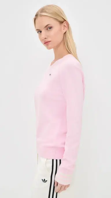 Adidas Golf Original Cashmere Sweater Clear Pink L | Thumbnail 4 Adidas Golf Original Cashmere Sweater Clear Pink L | Thumbnail 4
