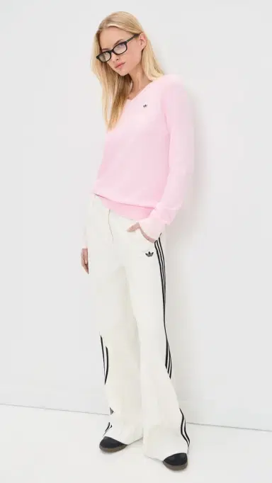Adidas Golf Original Cashmere Sweater Clear Pink L | Thumbnail 5 Adidas Golf Original Cashmere Sweater Clear Pink L | Thumbnail 5