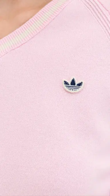 Adidas Golf Original Cashmere Sweater Clear Pink L | Thumbnail 6 Adidas Golf Original Cashmere Sweater Clear Pink L | Thumbnail 6