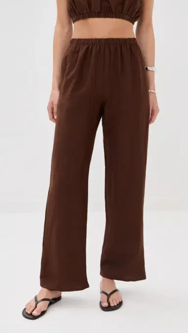 LE BOP Camille Pull On Pants Chocolate | Thumbnail 2 LE BOP Camille Pull On Pants Chocolate | Thumbnail 2
