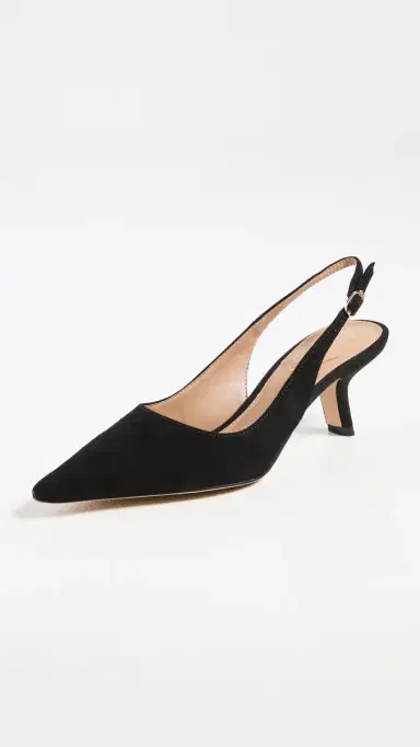 Sam Edelman Bianka Slingback Pumps Black 5 | Thumbnail 2 Sam Edelman Bianka Slingback Pumps Black 5 | Thumbnail 2