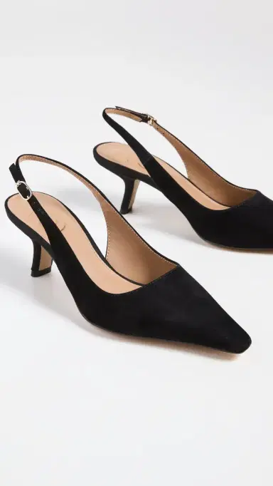 Sam Edelman Bianka Slingback Pumps Black 5 | Thumbnail 4 Sam Edelman Bianka Slingback Pumps Black 5 | Thumbnail 4