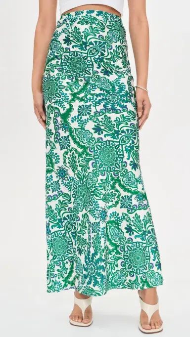 MISA ierra Maxi Skirt Reflective Botanical | Thumbnail 2 MISA ierra Maxi Skirt Reflective Botanical | Thumbnail 2