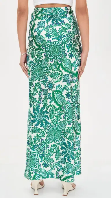 MISA ierra Maxi Skirt Reflective Botanical | Thumbnail 3 MISA ierra Maxi Skirt Reflective Botanical | Thumbnail 3