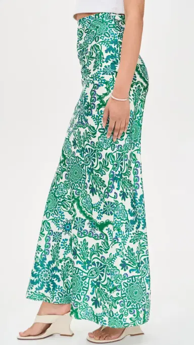 MISA ierra Maxi Skirt Reflective Botanical | Thumbnail 4 MISA ierra Maxi Skirt Reflective Botanical | Thumbnail 4