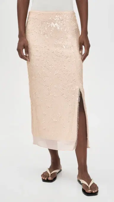 rag & bone Kali Sequin Skirt Sofpk | Thumbnail 3 rag & bone Kali Sequin Skirt Sofpk | Thumbnail 3