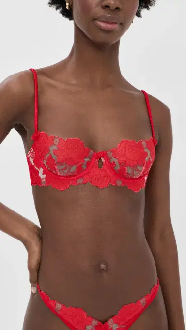For Love & Lemons Love is a Rose Underwire Bra Red | Thumbnail 2 For Love & Lemons Love is a Rose Underwire Bra Red | Thumbnail 2