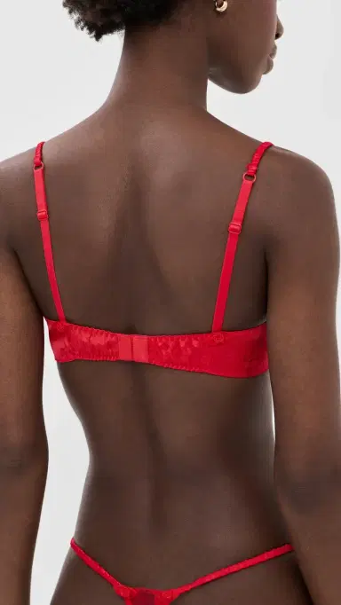 For Love & Lemons Love is a Rose Underwire Bra Red | Thumbnail 3 For Love & Lemons Love is a Rose Underwire Bra Red | Thumbnail 3