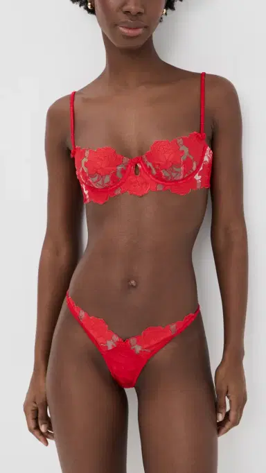 For Love & Lemons Love is a Rose Underwire Bra Red | Thumbnail 5 For Love & Lemons Love is a Rose Underwire Bra Red | Thumbnail 5