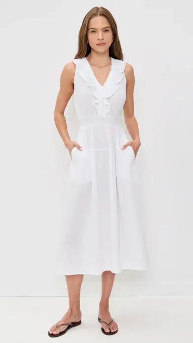 XIRENA Desa Dress White | Thumbnail 2 XIRENA Desa Dress White | Thumbnail 2