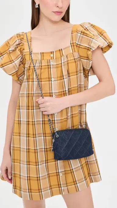 Tory Burch Fleming Denim Soft Crossbody Bag | Thumbnail 3 Tory Burch Fleming Denim Soft Crossbody Bag | Thumbnail 3