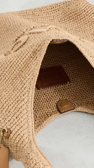 Coach Brooklyn Shoulder Bag 39 Natural One Size | Thumbnail 6 Coach Brooklyn Shoulder Bag 39 Natural One Size | Thumbnail 6