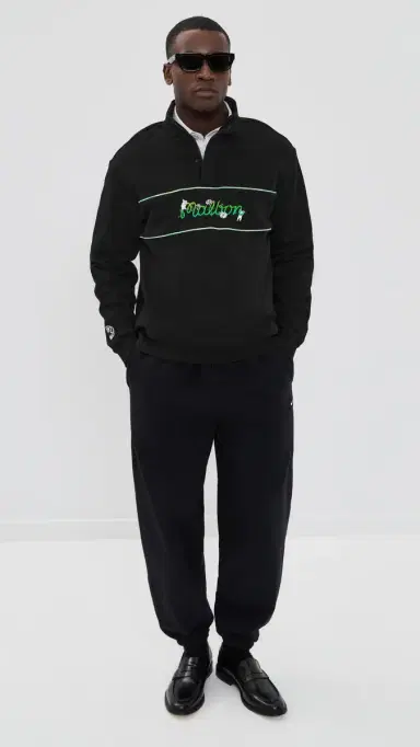 Malbon x Grateful Dead Collegiate Sweatshirt Black | Thumbnail 5 Malbon x Grateful Dead Collegiate Sweatshirt Black | Thumbnail 5