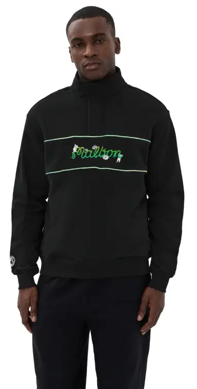 Malbon x Grateful Dead Collegiate Sweatshirt Black | Thumbnail 1 Malbon x Grateful Dead Collegiate Sweatshirt Black | Thumbnail 1