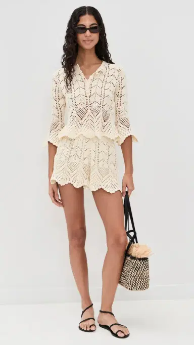 Zimmermann Awaken Lace Crochet Top Cream | Thumbnail 5 Zimmermann Awaken Lace Crochet Top Cream | Thumbnail 5