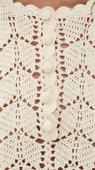 Zimmermann Awaken Lace Crochet Top Cream | Thumbnail 6 Zimmermann Awaken Lace Crochet Top Cream | Thumbnail 6