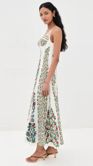 FARM Rio Fruit Beauty Maxi Dress Fruit Beauty Off-White | Thumbnail 4 FARM Rio Fruit Beauty Maxi Dress Fruit Beauty Off-White | Thumbnail 4