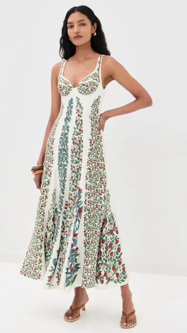 FARM Rio Fruit Beauty Maxi Dress Fruit Beauty Off-White | Thumbnail 5 FARM Rio Fruit Beauty Maxi Dress Fruit Beauty Off-White | Thumbnail 5