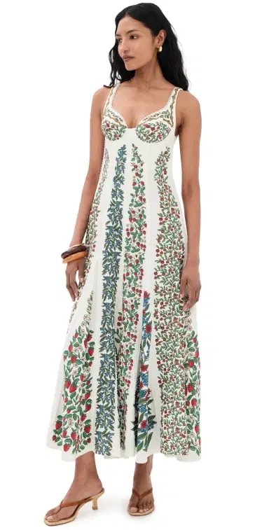 FARM Rio Fruit Beauty Maxi Dress Fruit Beauty Off-White | Thumbnail 1 FARM Rio Fruit Beauty Maxi Dress Fruit Beauty Off-White | Thumbnail 1