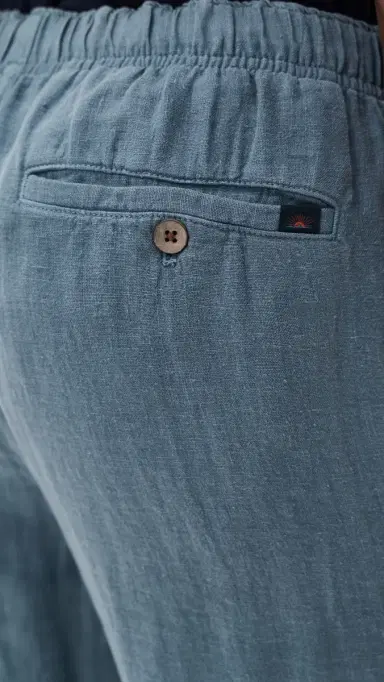 Faherty Linen Drawstring Pants Deep arine | Thumbnail 6 Faherty Linen Drawstring Pants Deep arine | Thumbnail 6