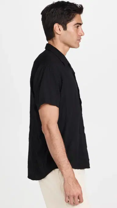 Corridor triped eersucker Shirt Black | Thumbnail 4 Corridor triped eersucker Shirt Black | Thumbnail 4