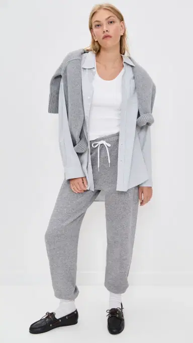 Polo Ralph Lauren Ankle Jogger Sweatpants Grey Heather | Thumbnail 2 Polo Ralph Lauren Ankle Jogger Sweatpants Grey Heather | Thumbnail 2