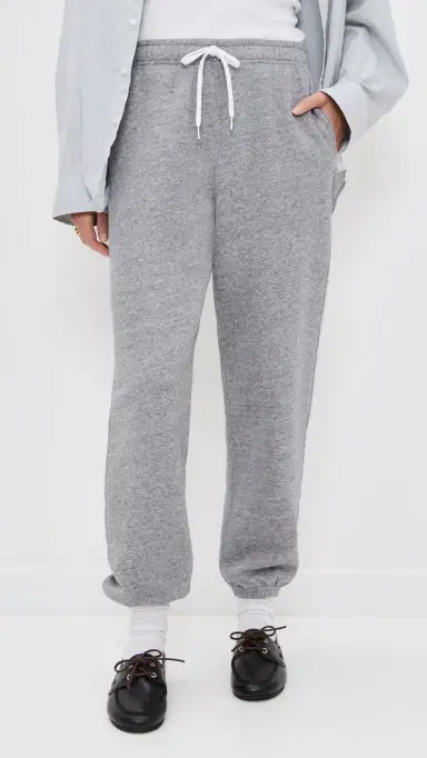 Polo Ralph Lauren Ankle Jogger Sweatpants Grey Heather | Thumbnail 3 Polo Ralph Lauren Ankle Jogger Sweatpants Grey Heather | Thumbnail 3