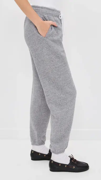 Polo Ralph Lauren Ankle Jogger Sweatpants Grey Heather | Thumbnail 5 Polo Ralph Lauren Ankle Jogger Sweatpants Grey Heather | Thumbnail 5