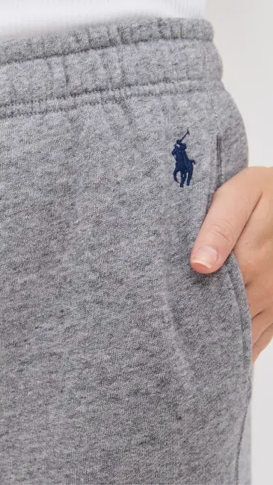 Polo Ralph Lauren Ankle Jogger Sweatpants Grey Heather | Thumbnail 6 Polo Ralph Lauren Ankle Jogger Sweatpants Grey Heather | Thumbnail 6