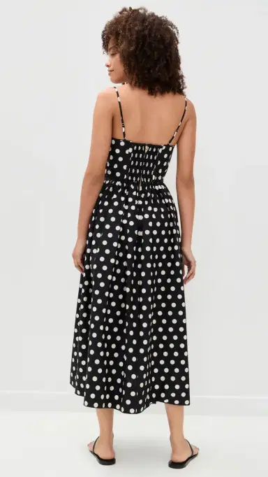 Cara Cara Alba Midi Dress Joelle Dot Black | Thumbnail 3 Cara Cara Alba Midi Dress Joelle Dot Black | Thumbnail 3