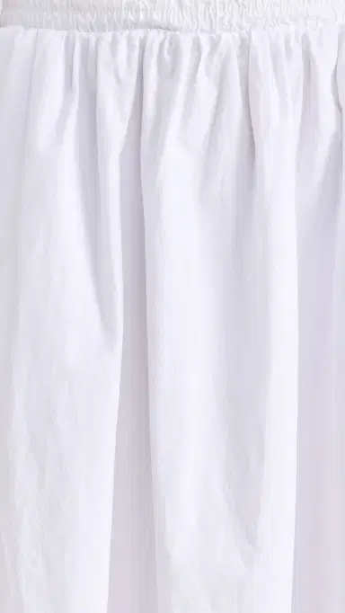 Stateside Fine Poplin Double Maxi Skirt White | Thumbnail 6 Stateside Fine Poplin Double Maxi Skirt White | Thumbnail 6