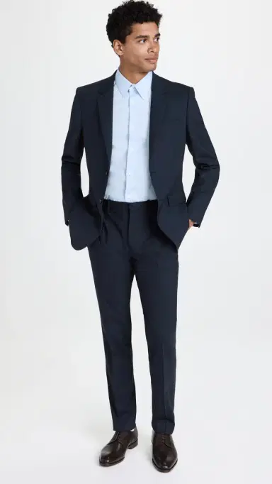Theory Mayer Stretch Wool Pants Navy 40 | Thumbnail 5 Theory Mayer Stretch Wool Pants Navy 40 | Thumbnail 5