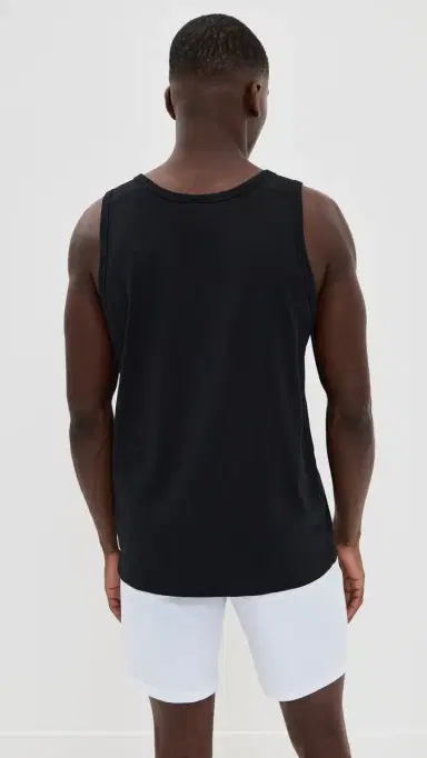 REIGNING CHAMP Lightweight Jersey Slim Tank Top Black | Thumbnail 3 REIGNING CHAMP Lightweight Jersey Slim Tank Top Black | Thumbnail 3