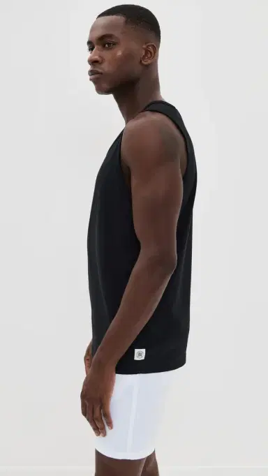 REIGNING CHAMP Lightweight Jersey Slim Tank Top Black | Thumbnail 4 REIGNING CHAMP Lightweight Jersey Slim Tank Top Black | Thumbnail 4