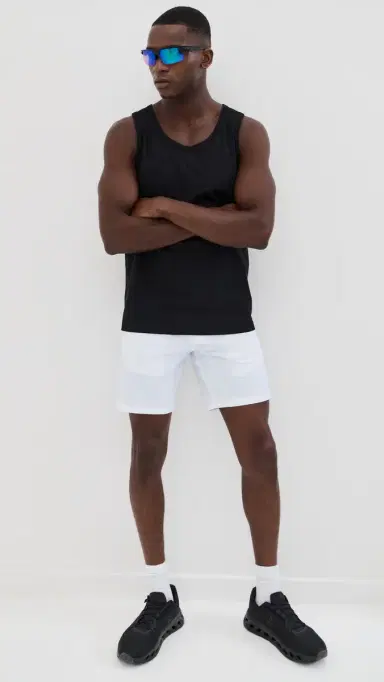 REIGNING CHAMP Lightweight Jersey Slim Tank Top Black | Thumbnail 5 REIGNING CHAMP Lightweight Jersey Slim Tank Top Black | Thumbnail 5